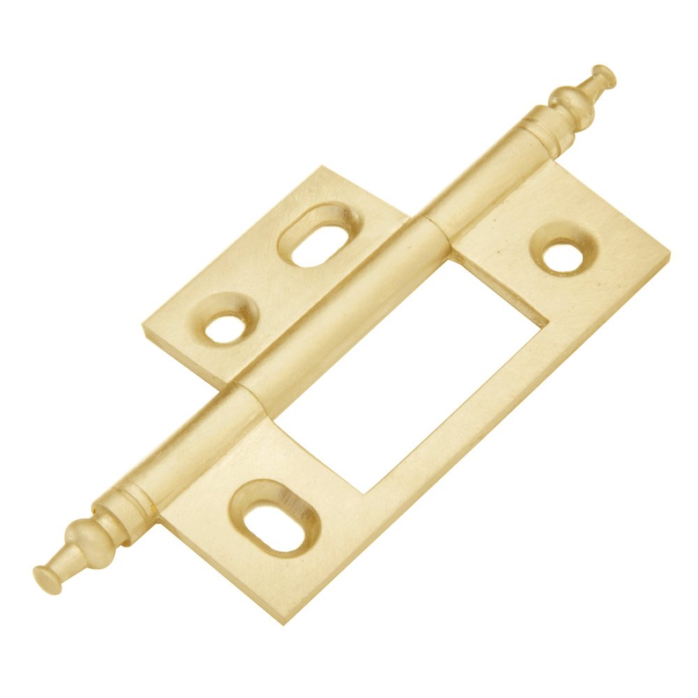 Hinge NonMortise Hinge with Minarette Finial in Antique Polished