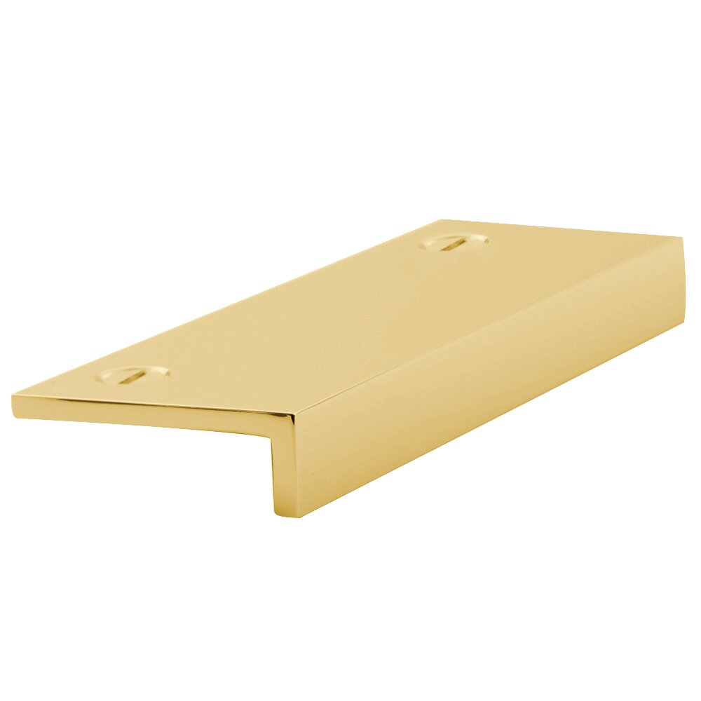 Edge Pulls 2" Long Angle Edge Pull in Antique Brass Classic Brass