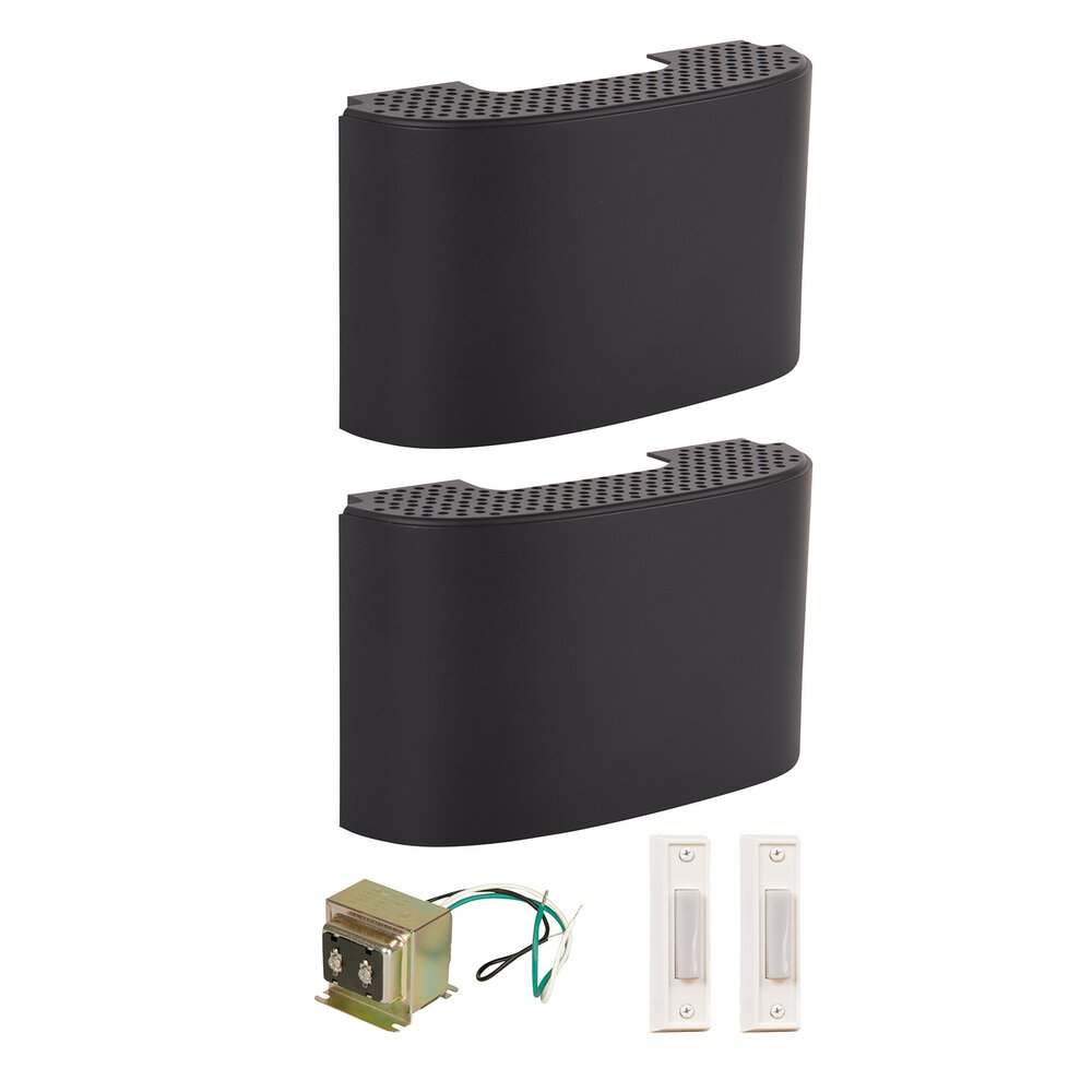 Door Bells and Chimes Collection 2 Designer Chime Kit In With 2 White