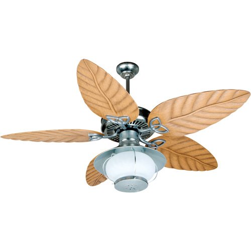 Outdoor Patio Fan Ceiling Fan Collection 54" Outdoor Patio Ceiling Fan with Outdoor Tropic