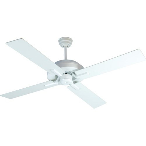 South Beach Ceiling Fan 52" Ceiling Fan in White with Blades and