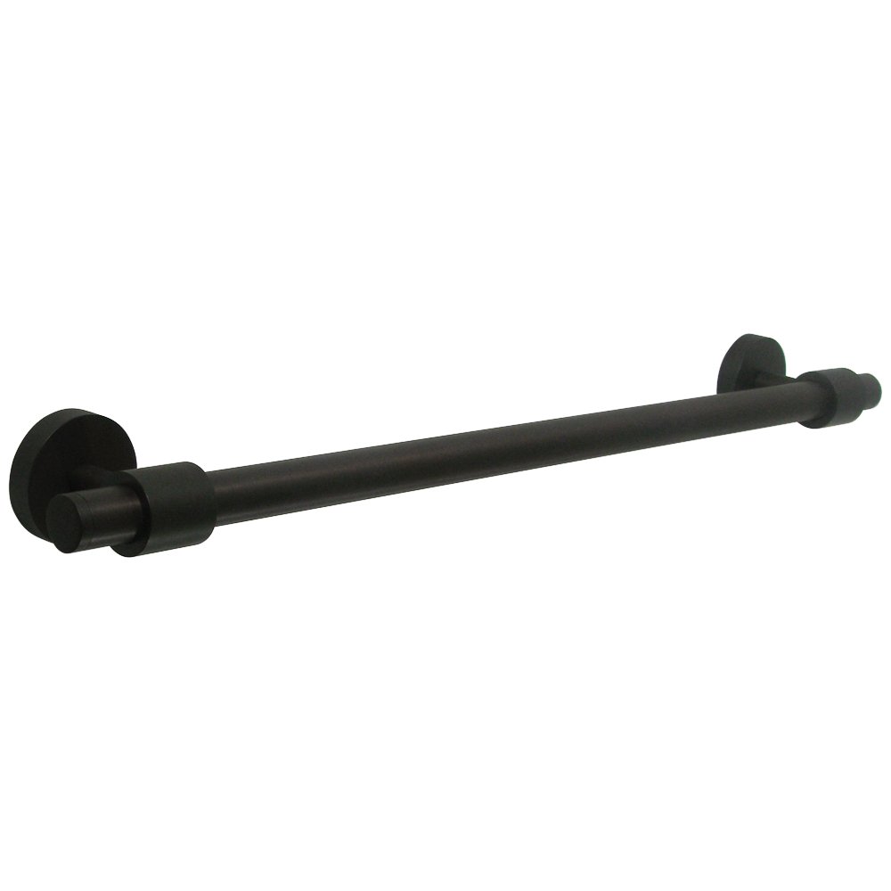 Solid Brass Sobe Bath Hardware Collection 18" Towel Bar in Oil Rubbed Bronze by Deltana