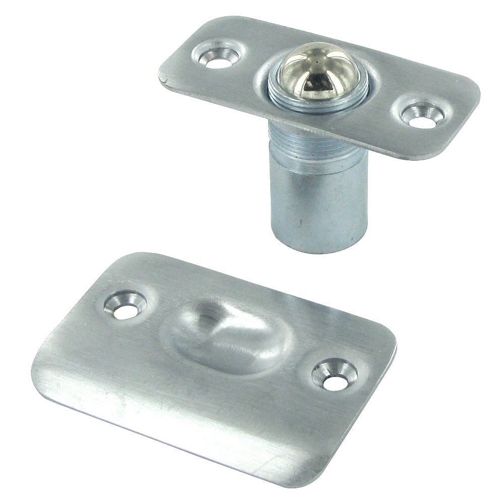 Door Catches Collection Solid Brass Ball Catch with Round Corners in