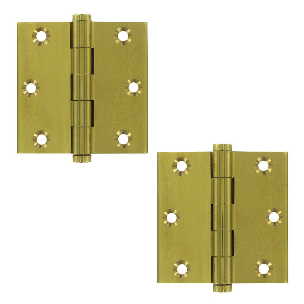 Solid Brass Door Hinges Collection Solid Brass 3" x 3" Standard