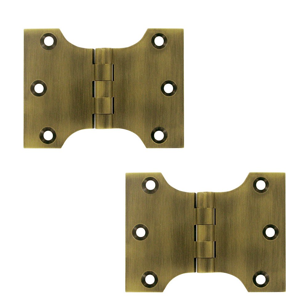 Solid Brass Parliament Hinges Collection Solid Brass 3" x 4