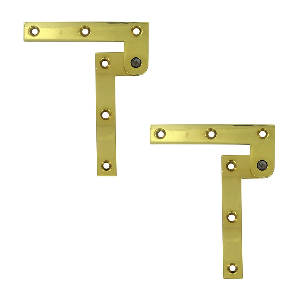 Solid Brass Pivot Hinges Collection Solid Brass 3 7/8" x 5/8" x 1/4" Pivot Door Hinge (Sold as