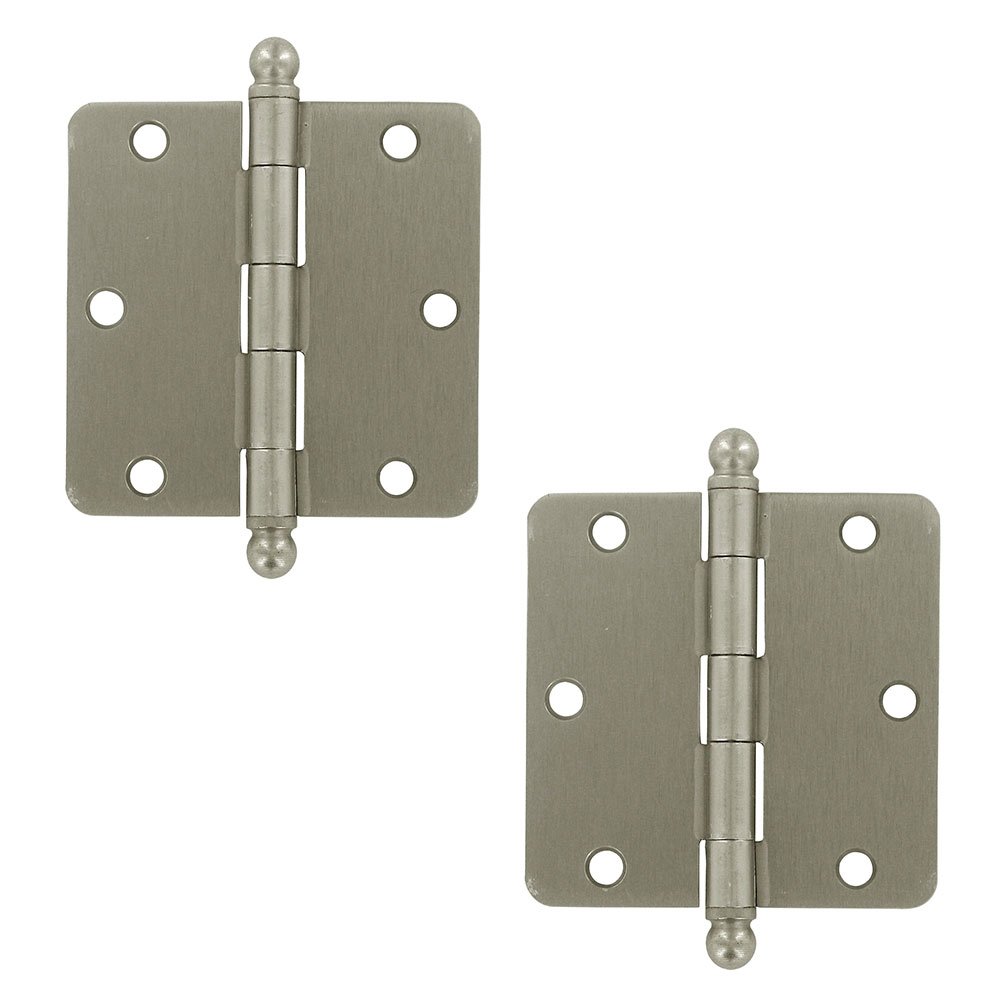 Steel Hinges Collection 3 1/2" x 3 1/2" 1/4" Radius/Residential Door