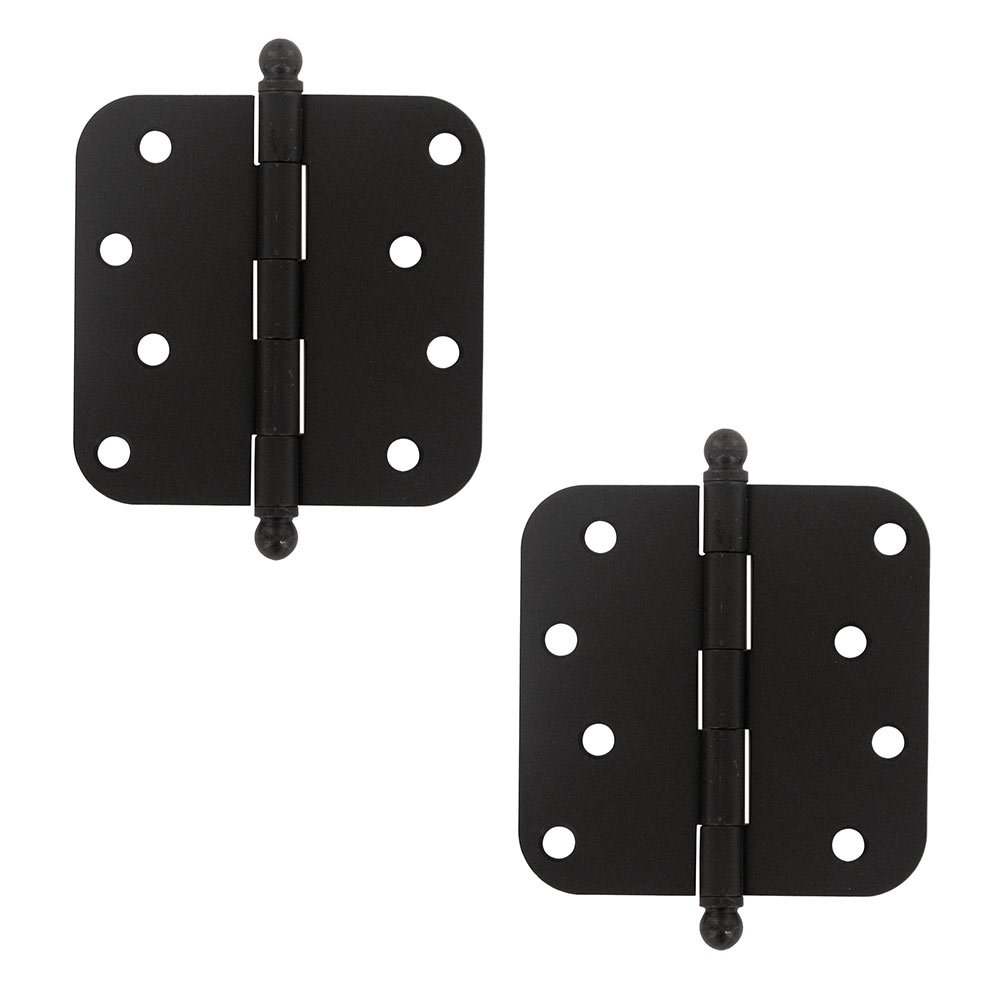 Steel Hinges Collection 4" x 4" 5/8" Radius/Residential Door Hinge