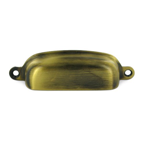 Solid Brass Cup Pulls Collection Solid Brass 3 5/8" Centers Front