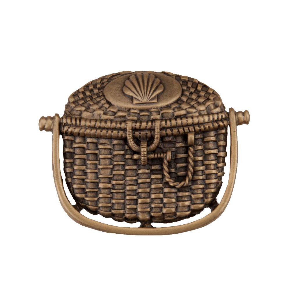 Artisan Collection 1 5/8" Nantucket Basket Knob in Museum Gold by