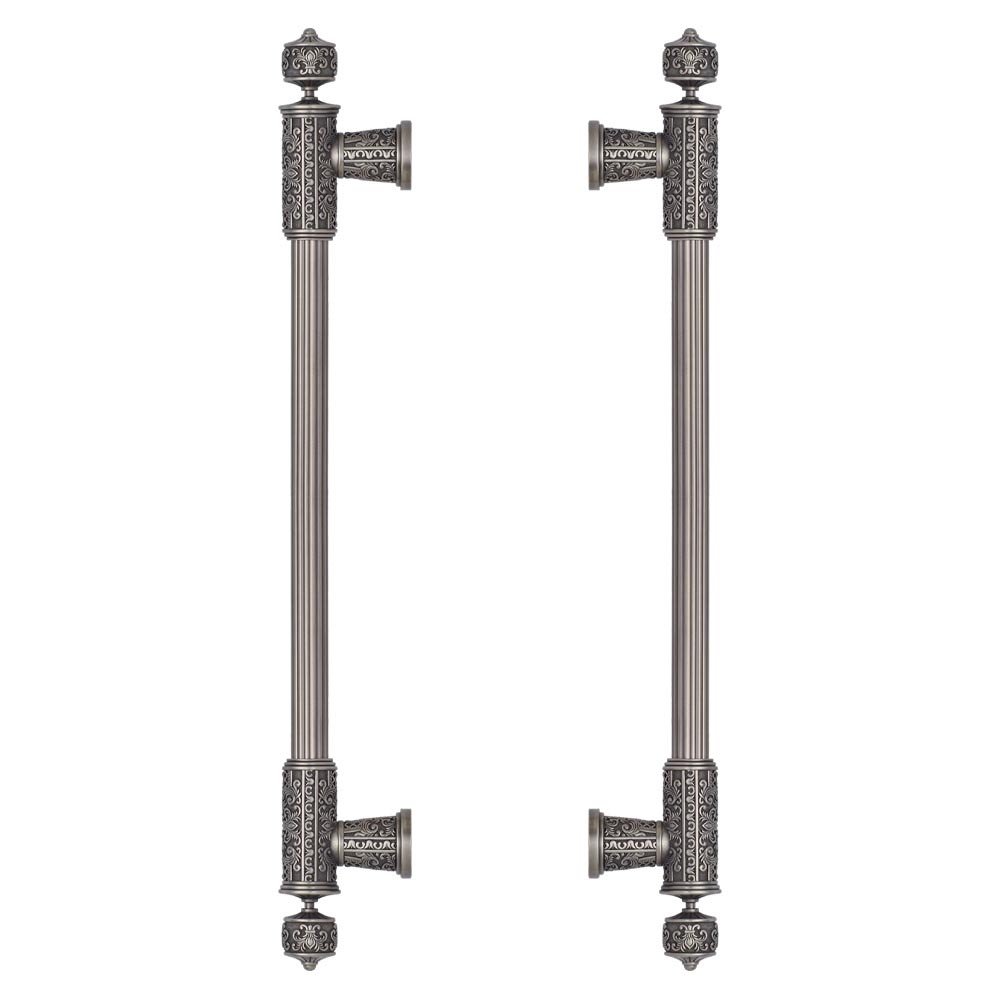 Monterey Collection 12" Centers Back To Back in Antique Brass by