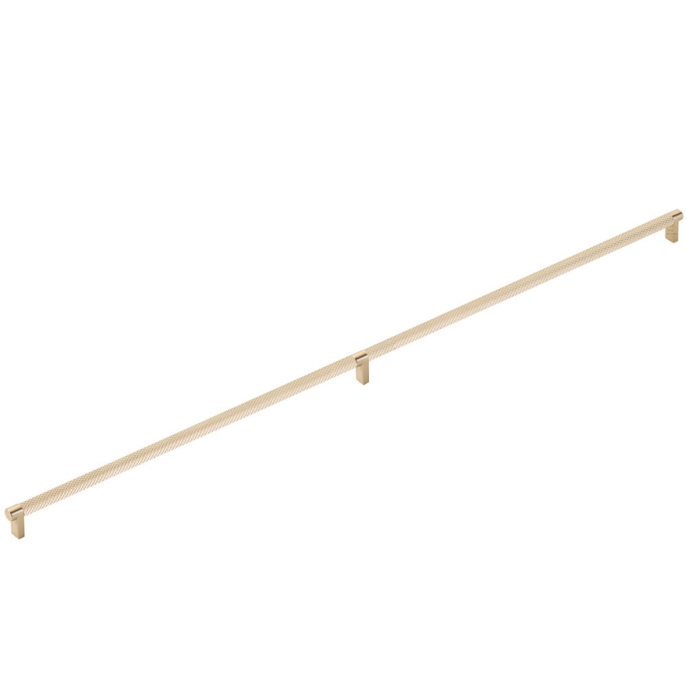 Select Collection 36" Centers Knurled Appliance Pull in Satin Brass
