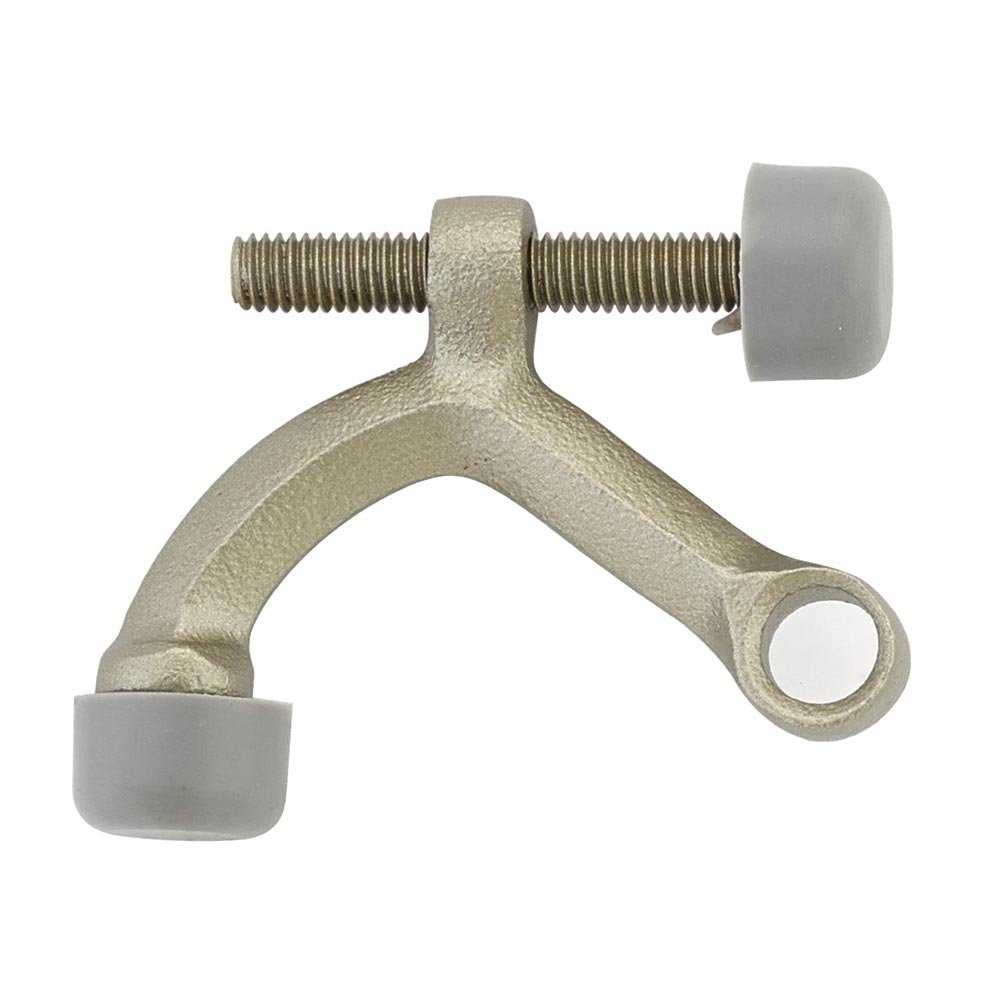 Door Accessories Collection Hinge Pivot Stop in Tumbled White Bronze