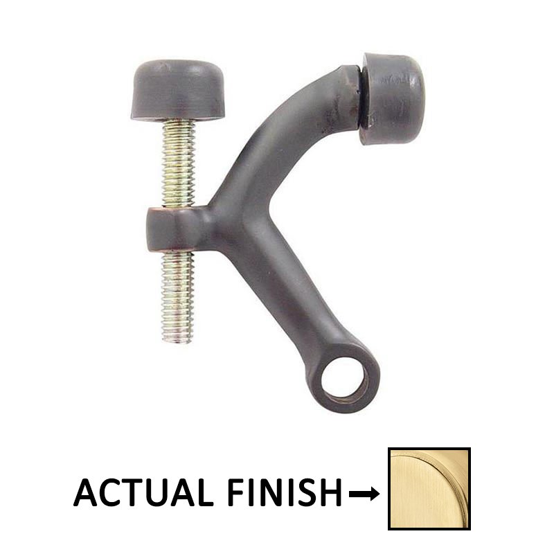 Door Accessories Collection Door Hinge Pivot Stop in Satin Brass by