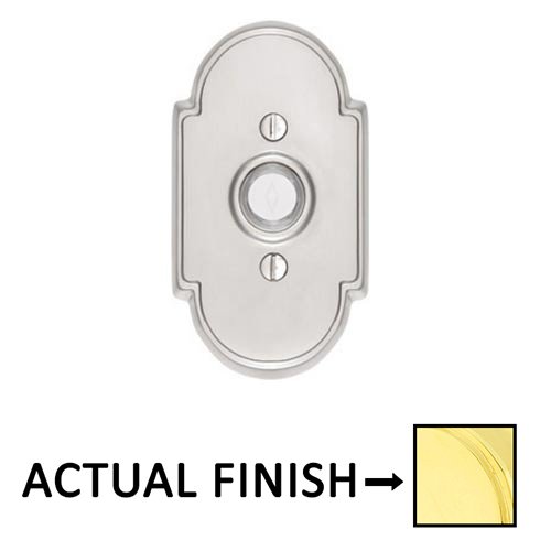 Door Accessories Collection Illuminated Door Bell in Unlacquered