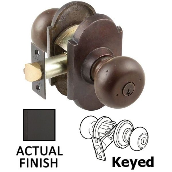 Keyed Knobs and Levers Hardware Keyed Winchester Knob With 1 Rose in
