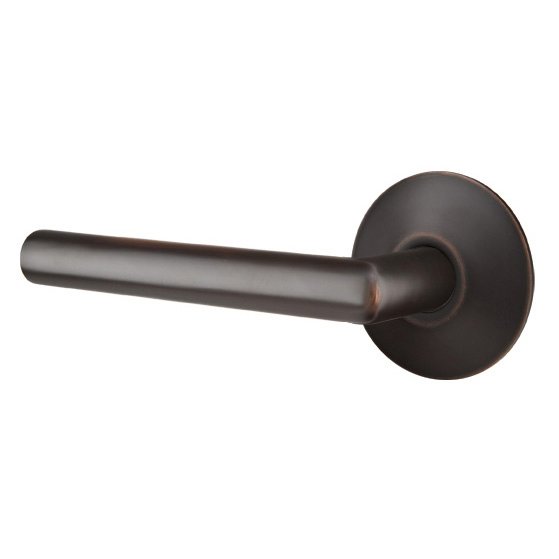 Brass Modern Hardware Collection Privacy Stuttgart Left Handed Door Lever With Modern Rose in