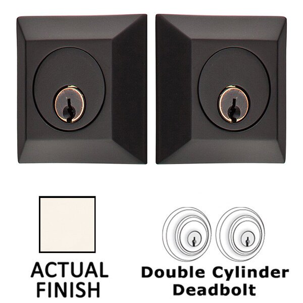 Solid Brass Deadbolts Collection Quincy Double Cylinder Deadbolt in