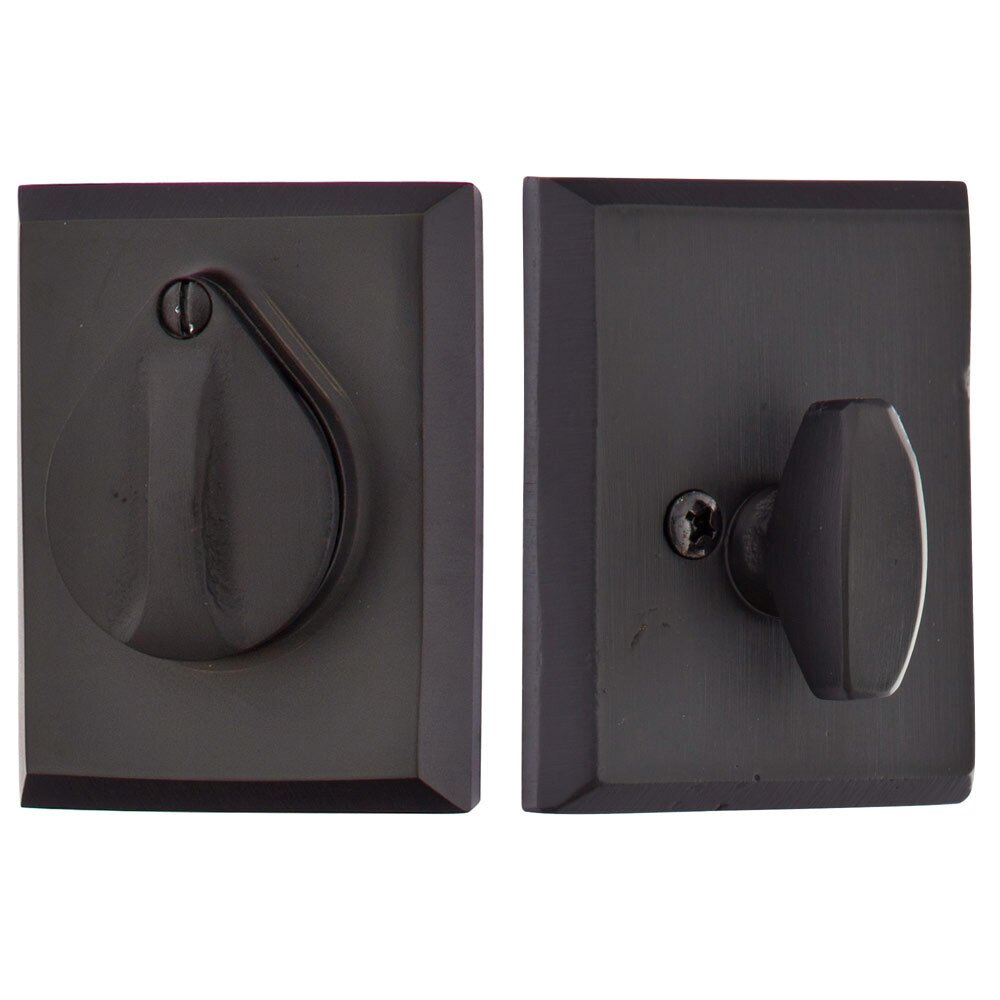 Sandcast Bronze Deadbolts Collection 3 Flap and Plate Single