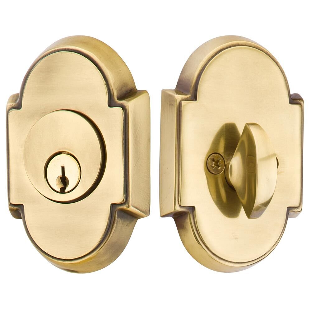 Solid Brass Deadbolts Collection 8 Single Cylinder Deadbolt in