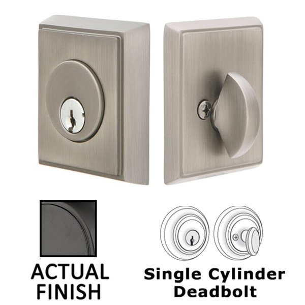 Solid Brass Deadbolts Collection Rectangular Single Cylinder Deadbolt