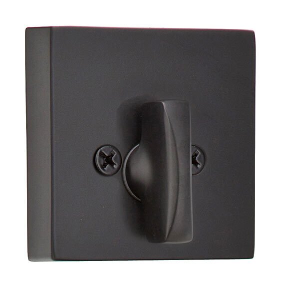 Solid Brass Deadbolts Collection Square Single Sided Deadbolt in Flat