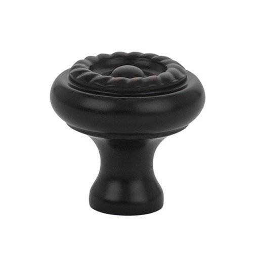 Traditional Collection 1 1/4" Diameter Rope Knob in Oil Rubbed Bronze
