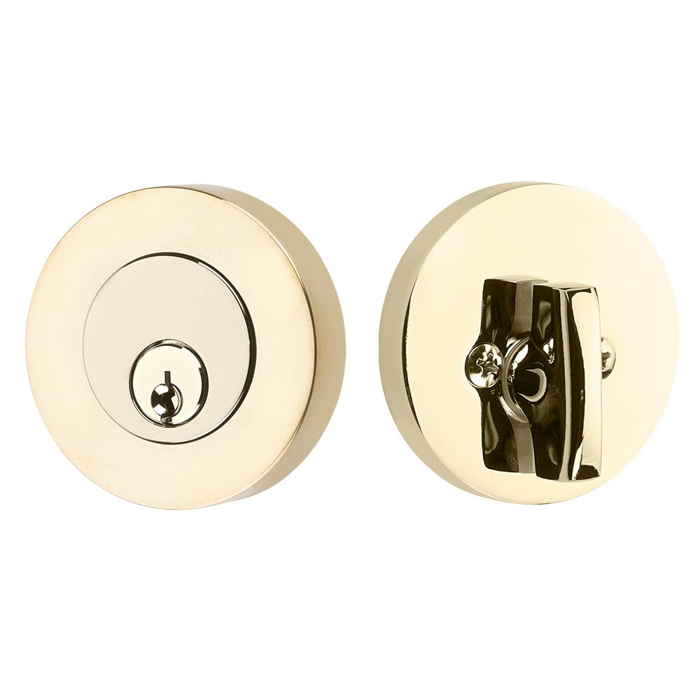 Solid Brass Deadbolts Collection Modern Disc Single Cylinder Deadbolt