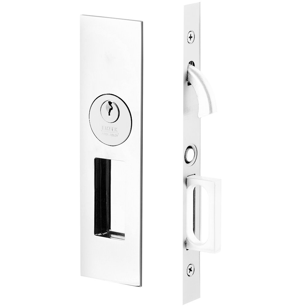 Mortise Pocket Door Hardware Collection Narrow Modern Rectangular