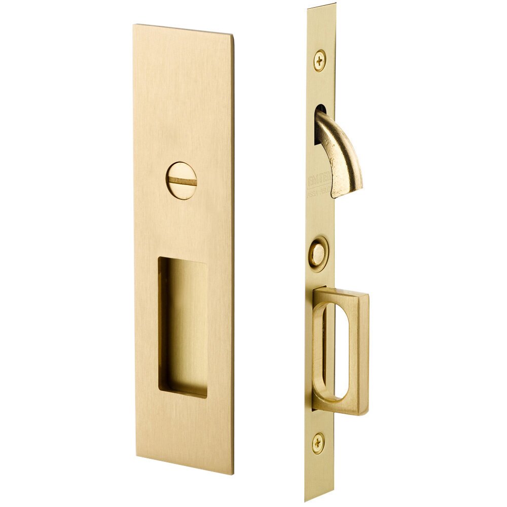 Mortise Pocket Door Hardware Collection Narrow Modern Rectangular