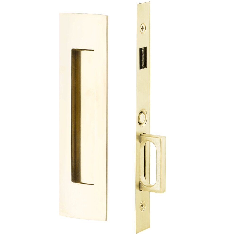 Mortise Pocket Door Hardware Collection Narrow Modern Rectangular