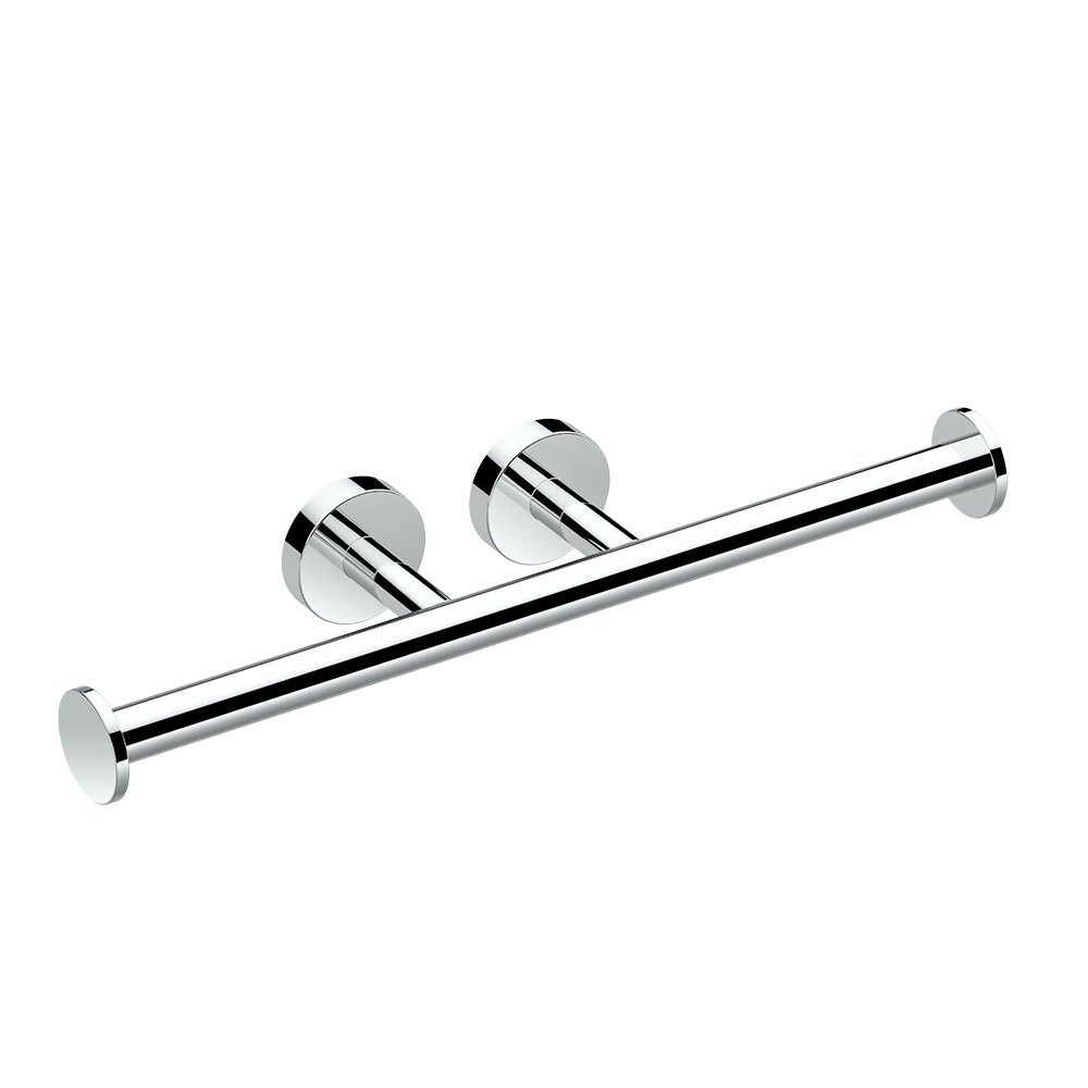 Glam Collection Double Toilet Paper Holder In Chrome by Gatco Bath