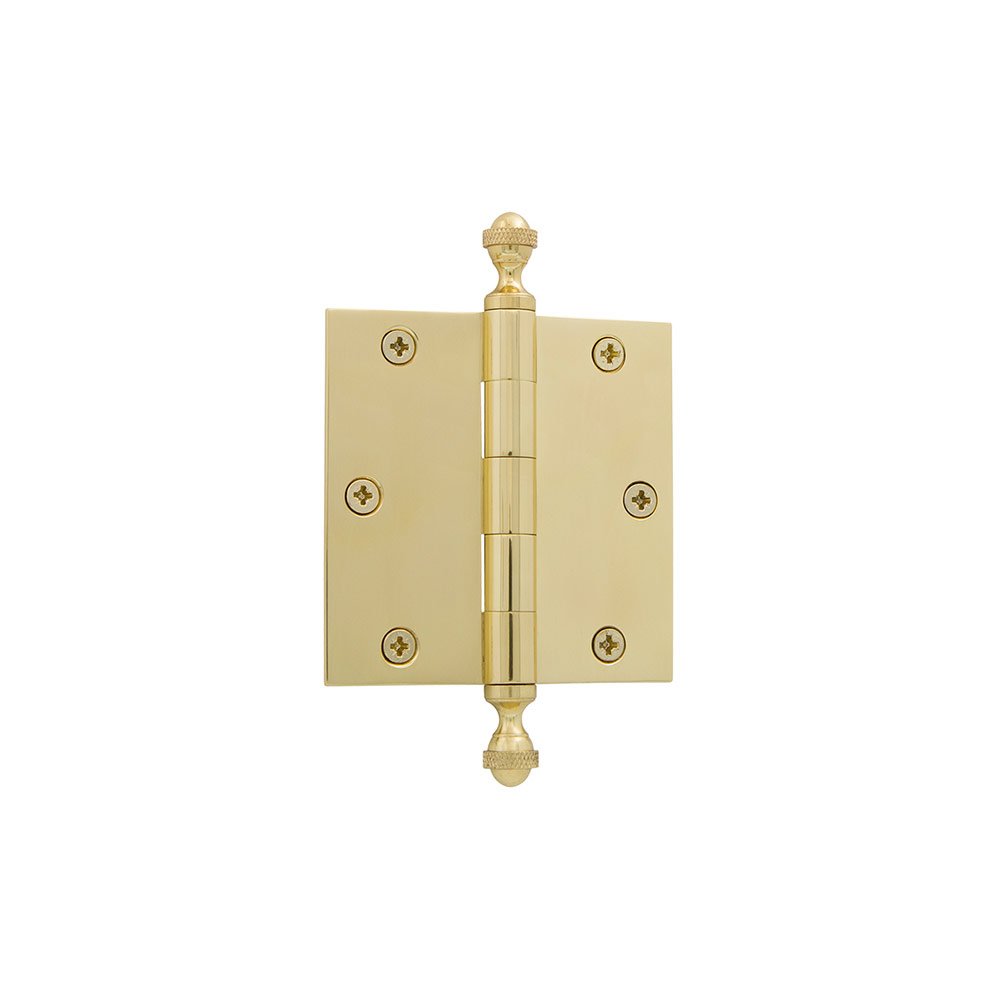 Residential Hinges Collection 3 1/2" Acorn Tip Residential Hinge with