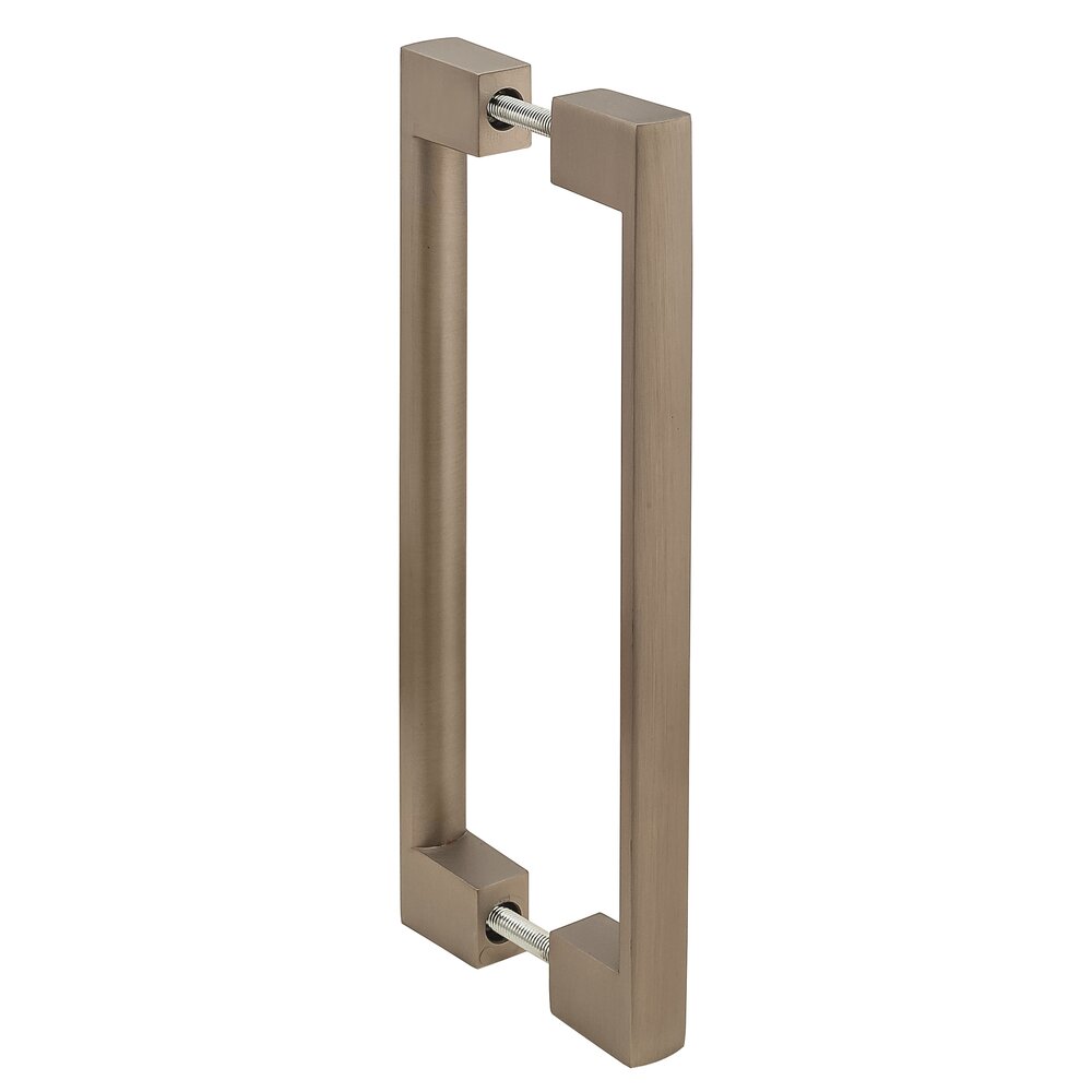 Door Pulls Collection 79/16" Centers Back To Back Pull in Stainless Steel by Hafele Hardware