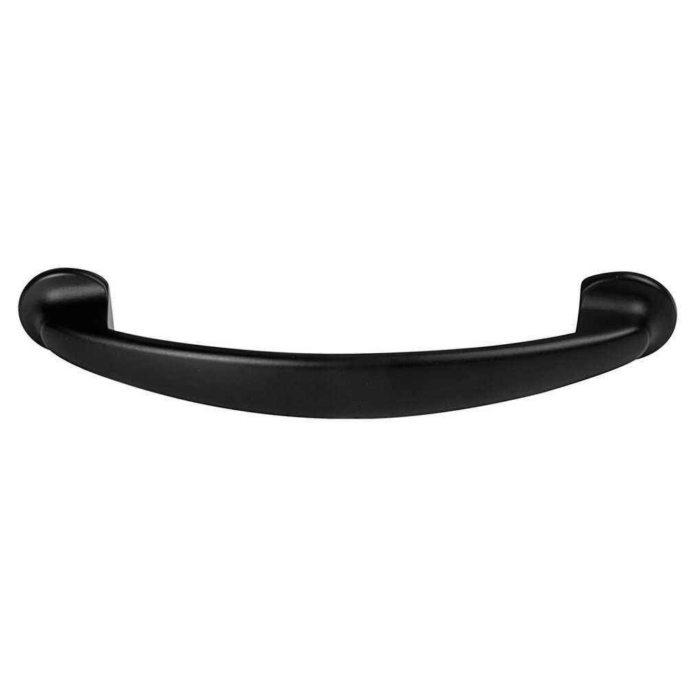 Carmel Collection 96mm Centers Pull in Matte Black by Hafele Hardware