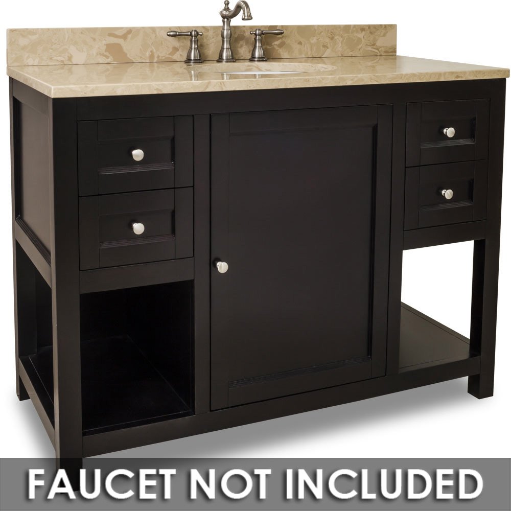 Small Bathroom Vanities Collection Vanity 48" x 22" x 36" in Espresso