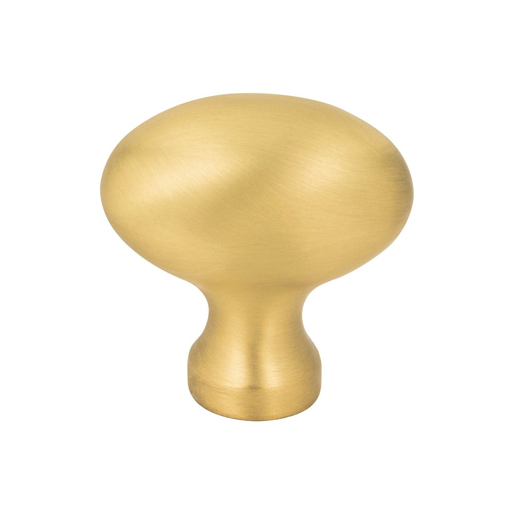 Lyon Hardware 1 9/16" Knob in Brushed Gold Jeffrey