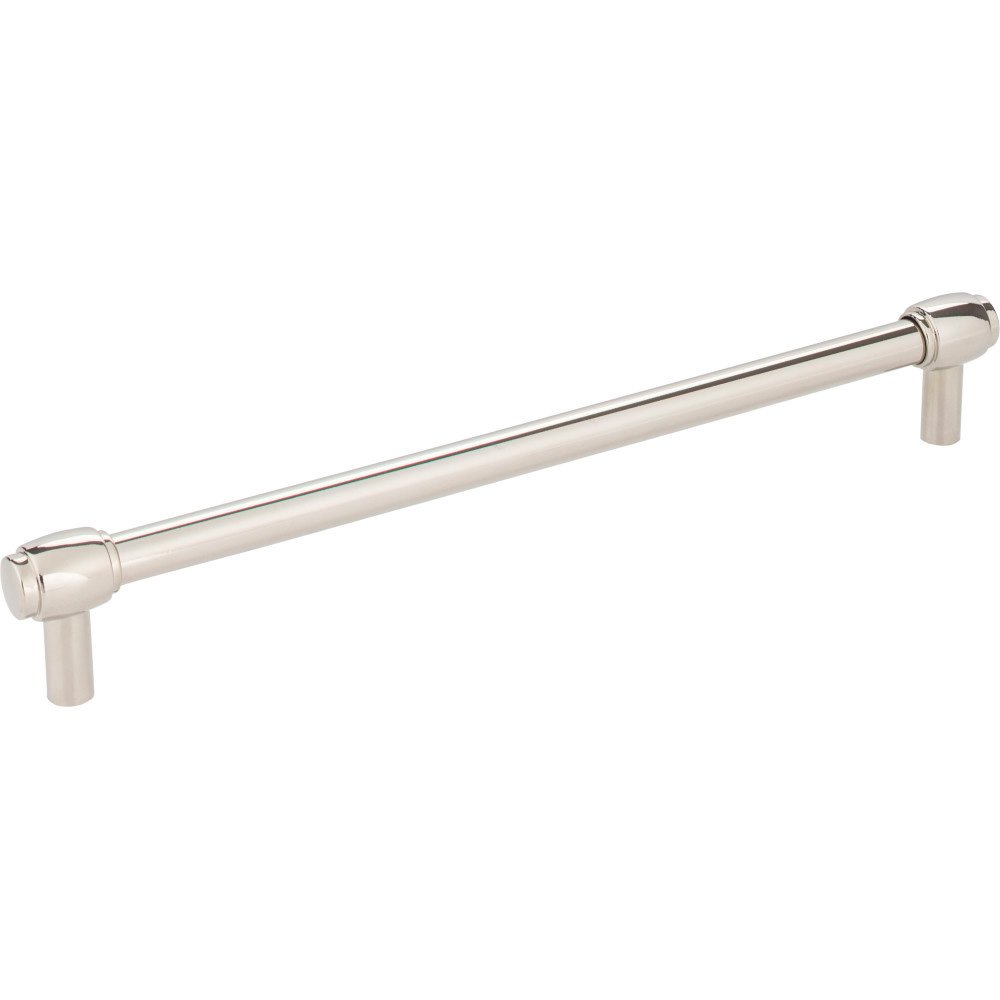 Hayworth Hardware Collection 8 13/16" Centers Handle in Polished Nickel by Jeffrey