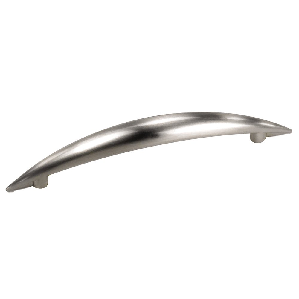 Delano Collection 96mm Centers Small Modern Pull in Brushed Satin