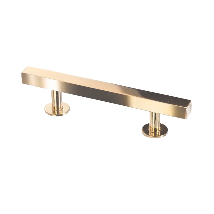 Solid Brass Bar Pull Collection 3" (76mm) 5.0" O/A Solid Brass Square