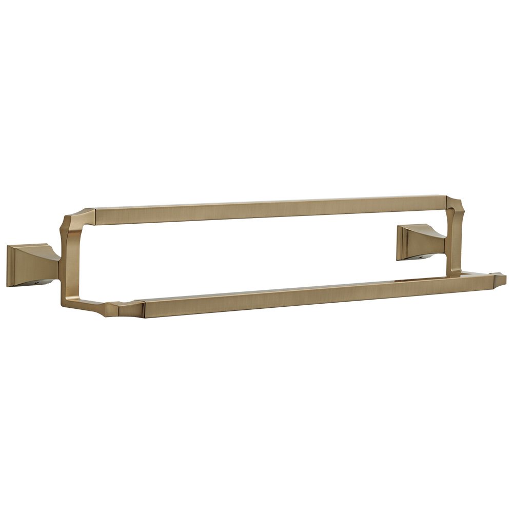 Dryden Collection Double Towel Bar in Champagne Bronze by Liberty Hardware 75125CZ MyKnobs