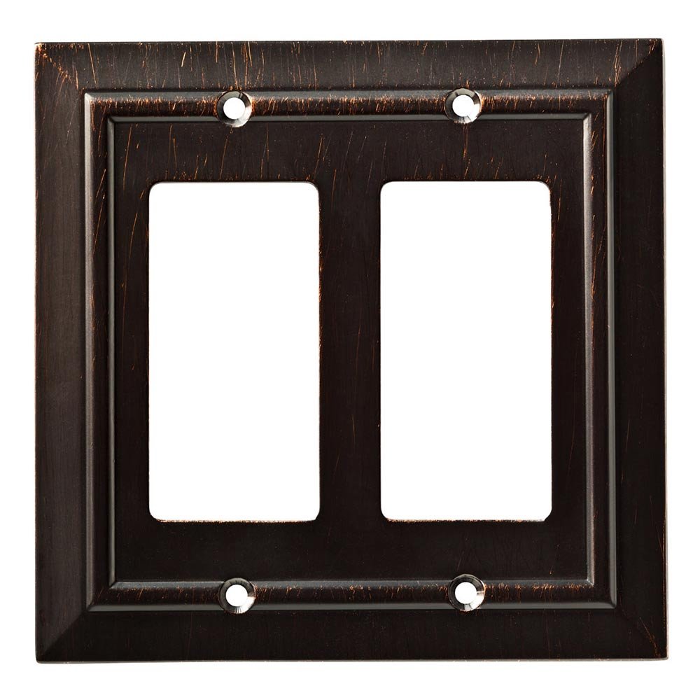 Switchplates II Double GFI/Rocker Wall Plate in Bronze
