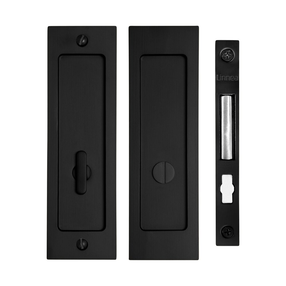 Pocket Door Locks Collection 6 5/16" Rectangular Privacy Pocket Door