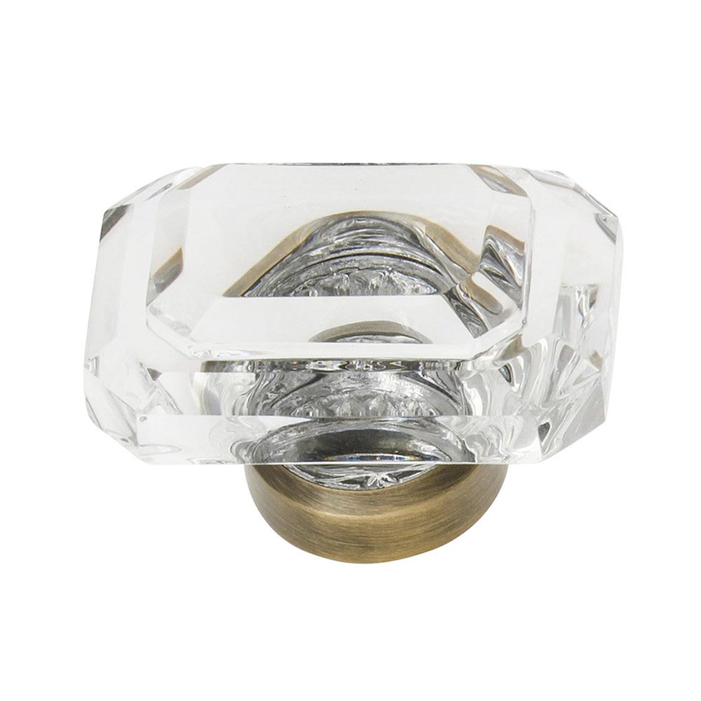 Enfield Collection 1 3/4" Baguette Cut Crystal Knob in
