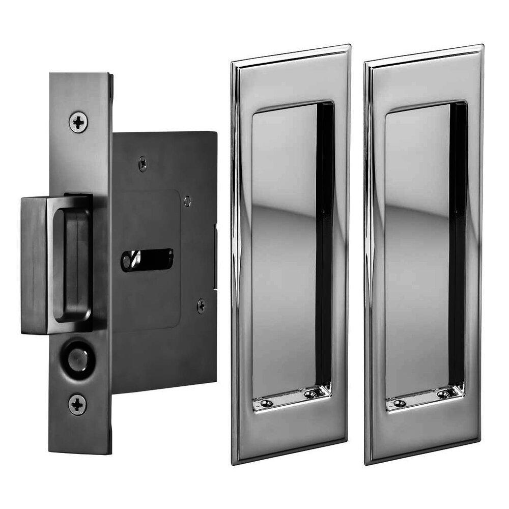 Pocket Door Hardware Collection Large Stepped Rectangle Passage