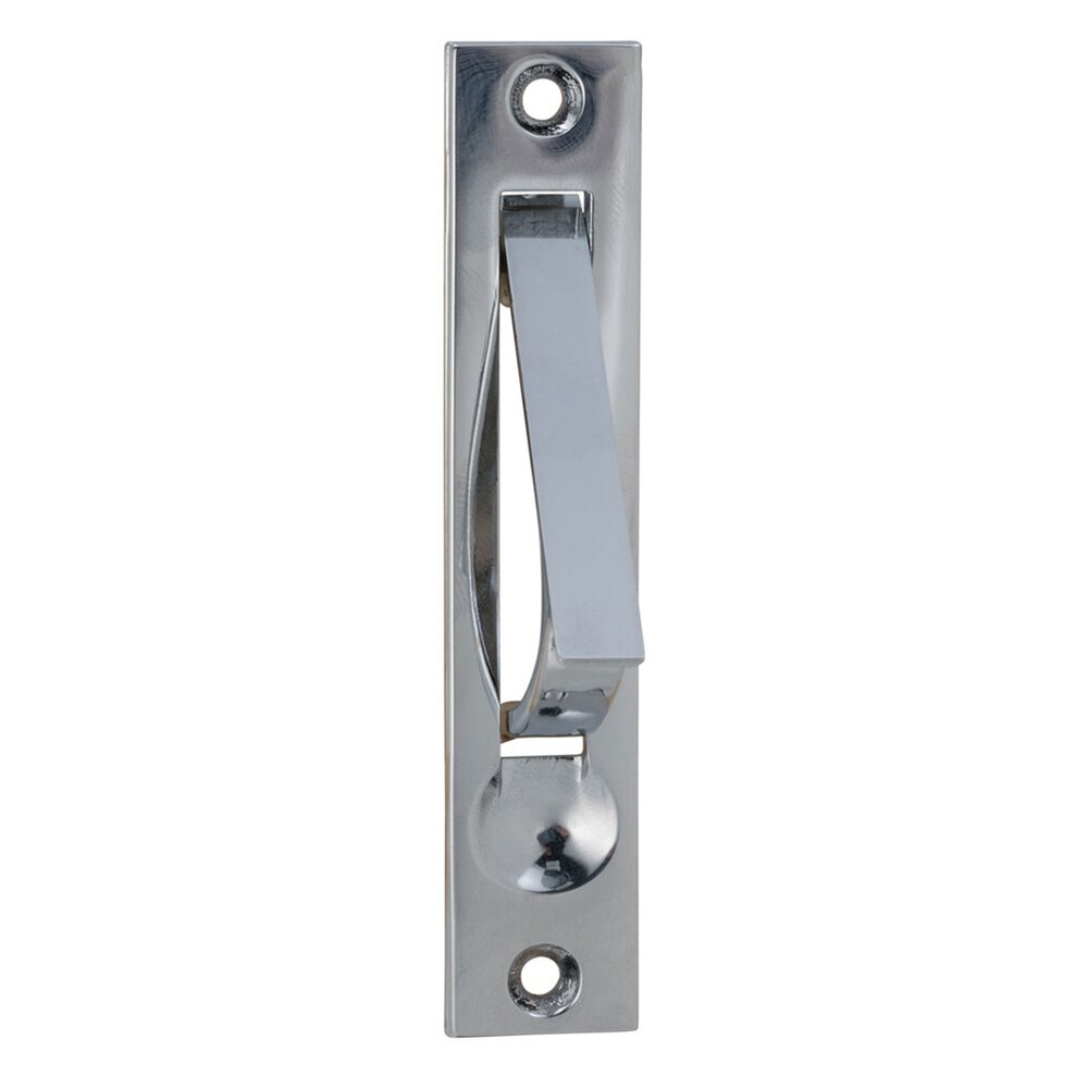 Pocket Door Hardware Collection Door Edge Pull In Polished Chrome by