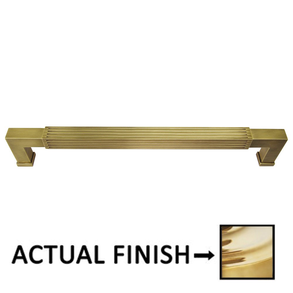 Ultima III Collection 12" Centers Reeded Appliance Pull In Polished