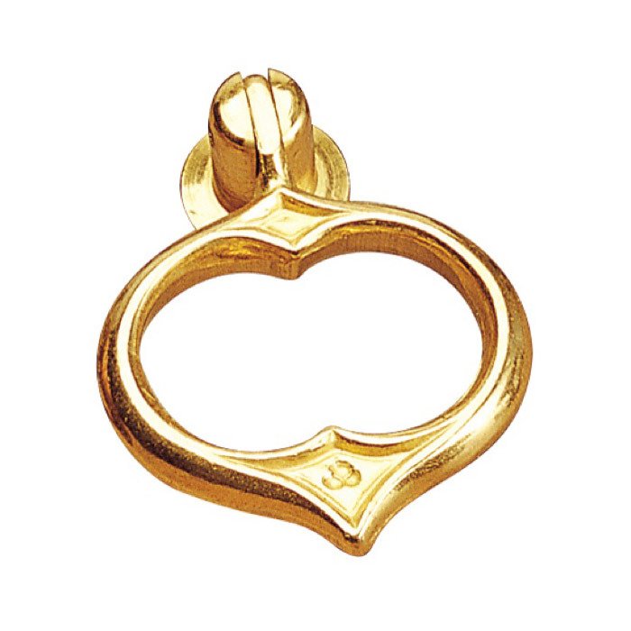 Styles Inspiration XIII Solid Brass 1 3/8" Decorative Ring Pull in