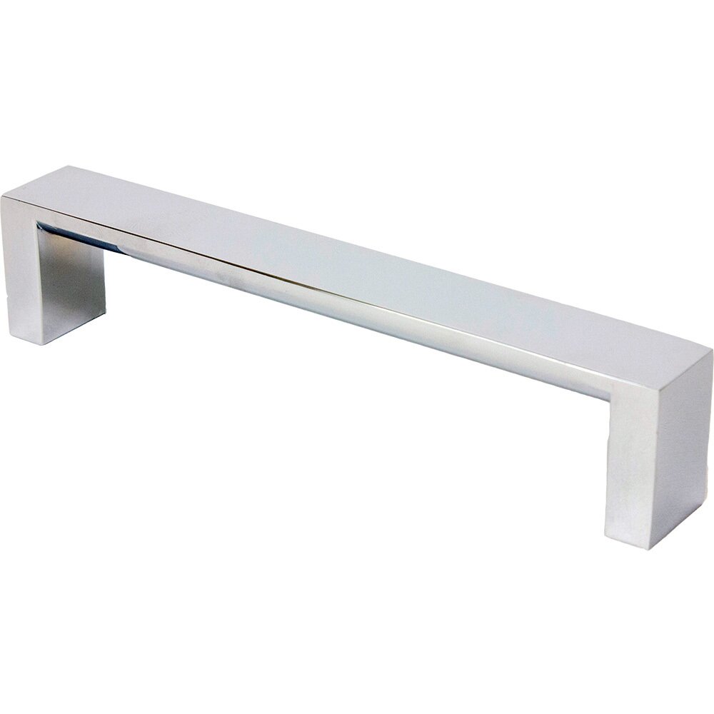 Modern Collection 5" Centers Modern Square Pull in Chrome by