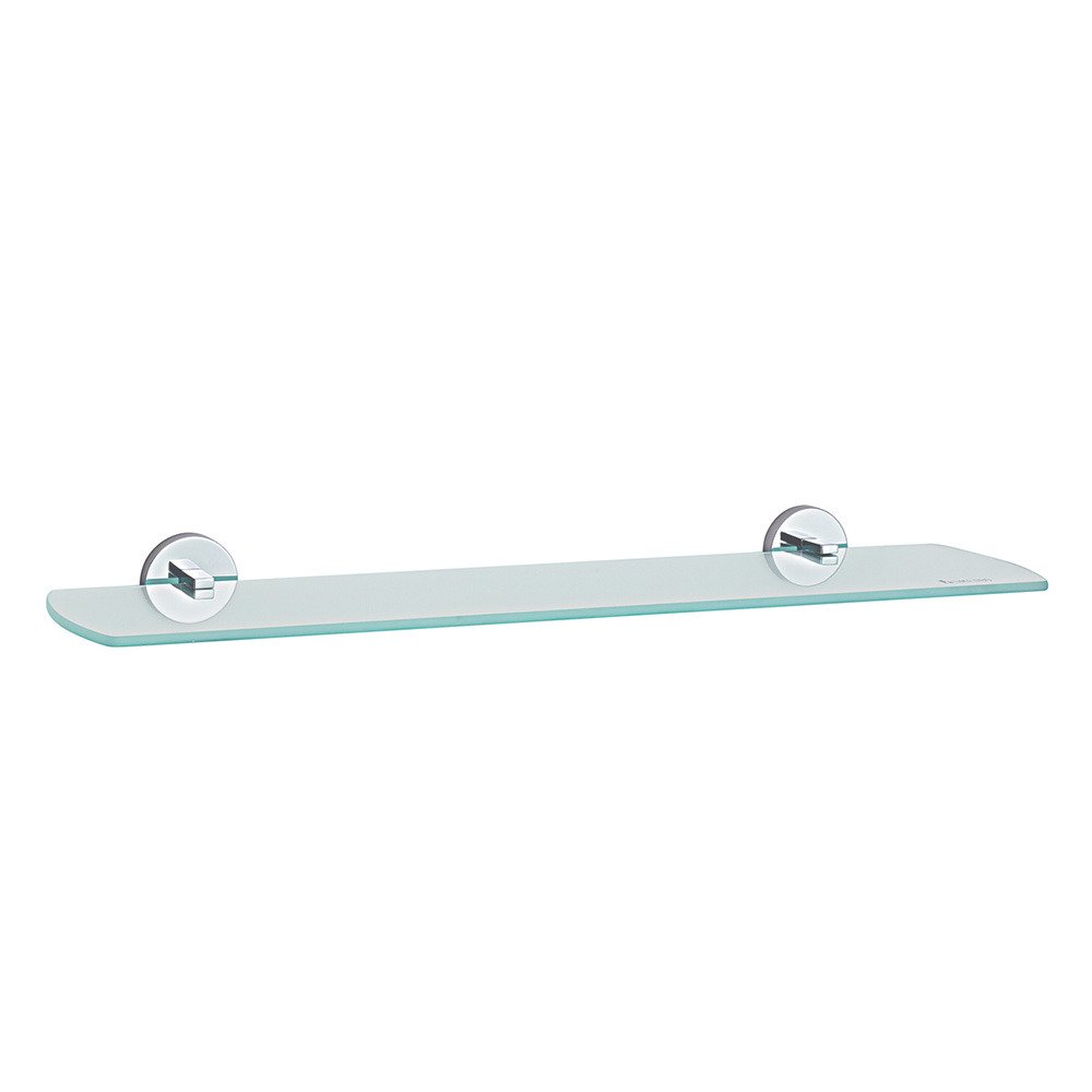 Loft Bathroom Line Collection Frosted Glass Bathroom Shelf Polished